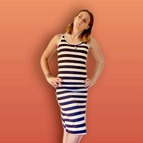 Striped Dress - Picture 1 of 3